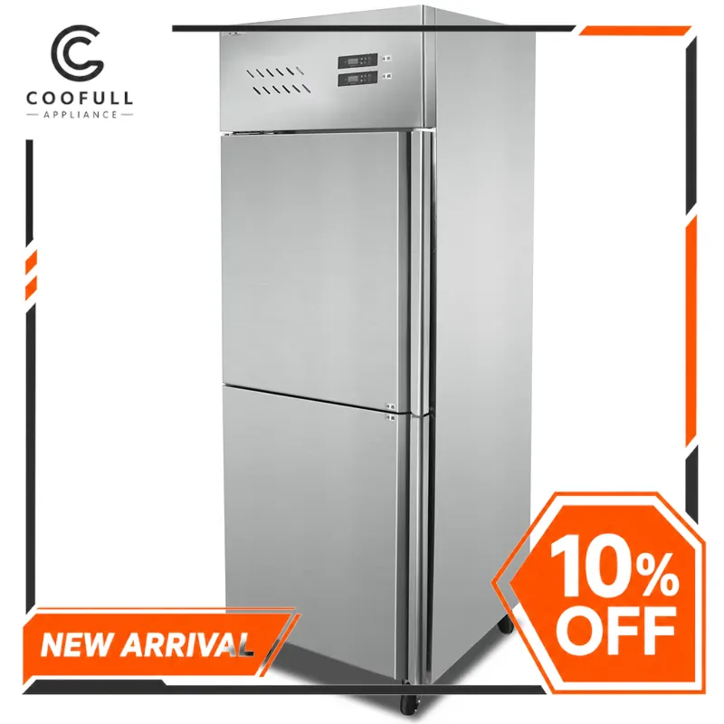 Kitchen Appliances Direct - 2024 Stainless Steel Two Door Refrigerator