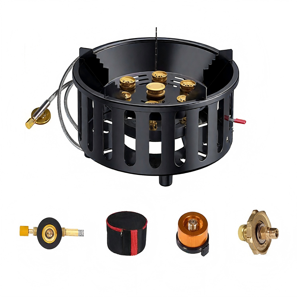 Kitchen Appliances Gas Stove - High-Power 7-Core 21000W Portable Camping Stove