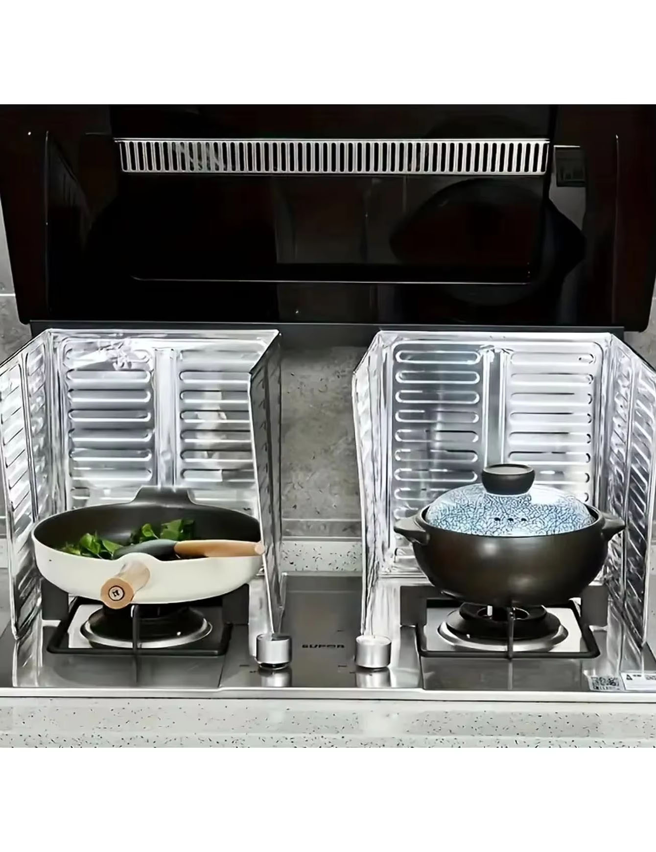 3PCS Kitchen oil baffle, stove - огляд і ціна Kitchen Appliances Gas Stove