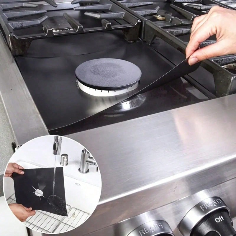 2/4/6/8 Pcs Gas Stove Protecto - огляд і ціна Kitchen Appliances Gas Stove
