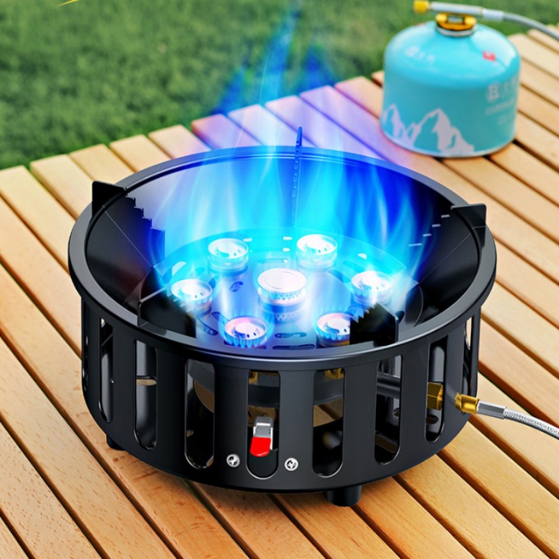 High-Power 7-Core 21000W Porta - огляд і ціна Kitchen Appliances Gas Stove