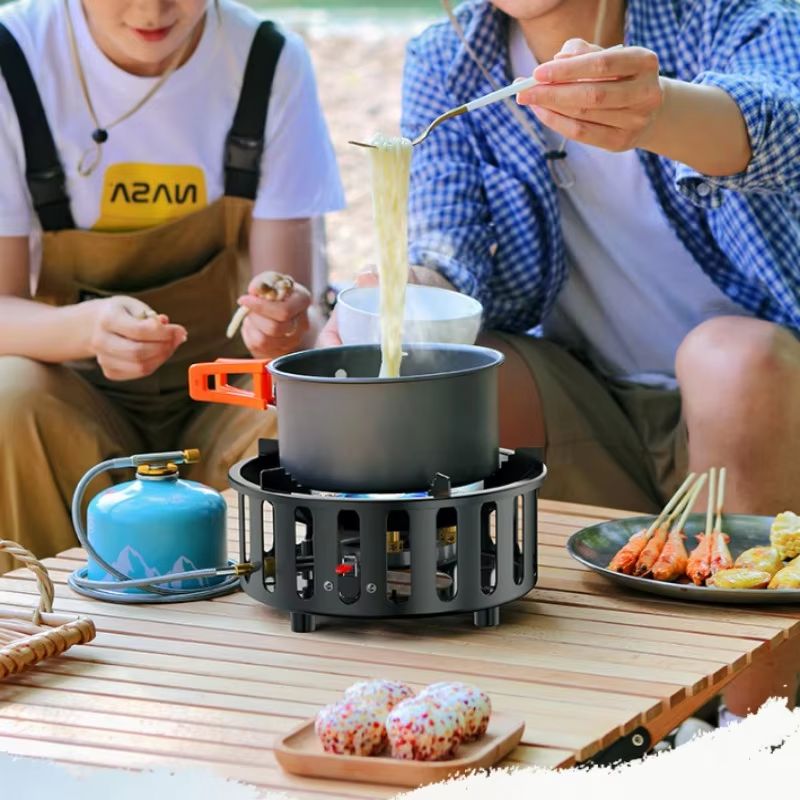 High-Power 7-Core 21000W Porta - огляд і ціна Kitchen Appliances Gas Stove